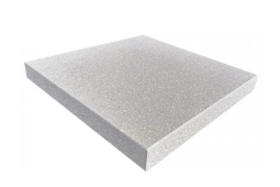 Chapeau pilier motif granit gris