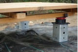 Pack de 4 vis pour fondation de terrasse bois