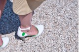 Stabilisateur de gravier talon chaussure