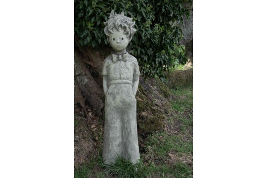 Le Petit Prince statue en pierre reconstituée