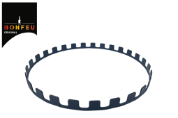 Anneau por disposer les brochettes au dessus du feu