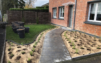 Panneau d'occultation tressé en noisetier