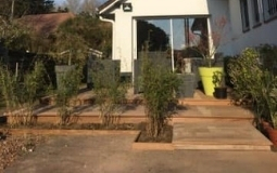 Aménagement d'une terrasse en bois exotique